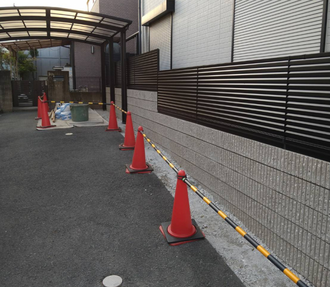 ブロック塀改修工事