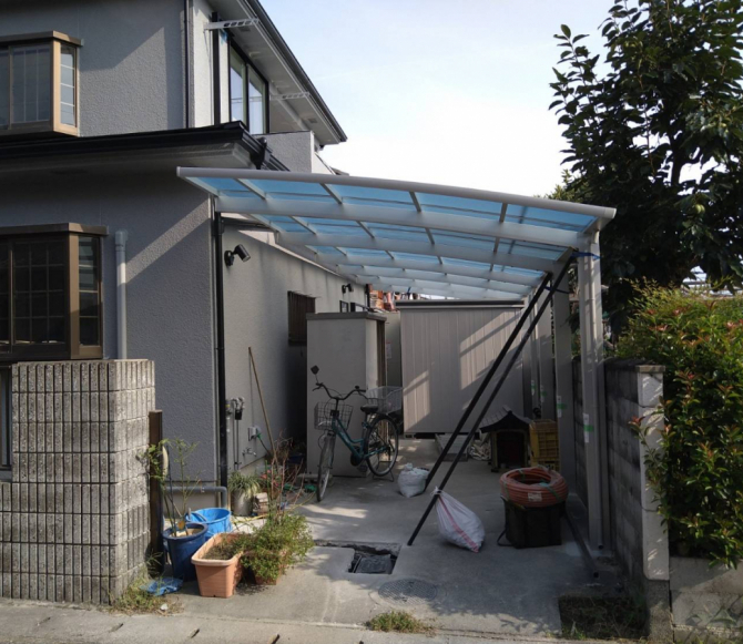 外構エクステリア工事 古リノベ物件