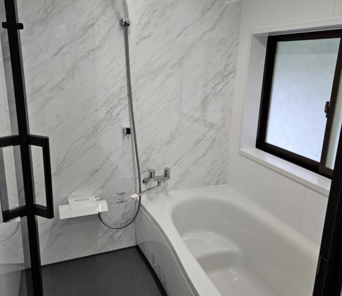 美山古民家改修工事 風呂