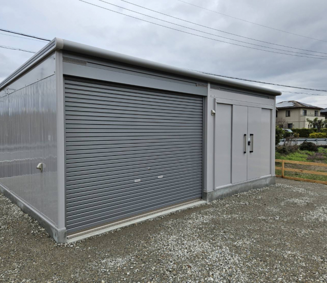 ヨドガレージ設置工事