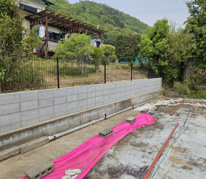 CB塀フェンス新設工事